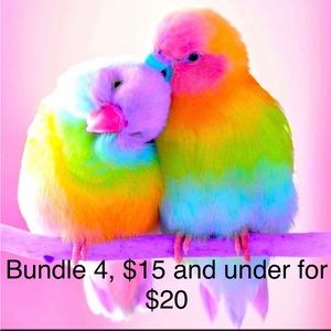 BUNDLE SALE $15 and under 5/$20